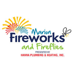 Marion Fireworks and Fireflies