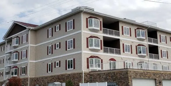 Apartment complex plumbed by Hanna