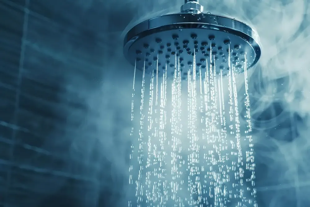 Soft water at the showerhead — whole-home softener by Hanna